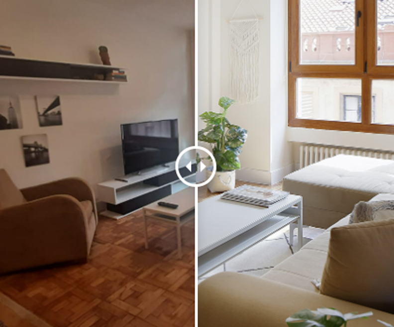 Re-decoración de Pisos para Venta y Alquiler – Home Staging Antes y Después 2